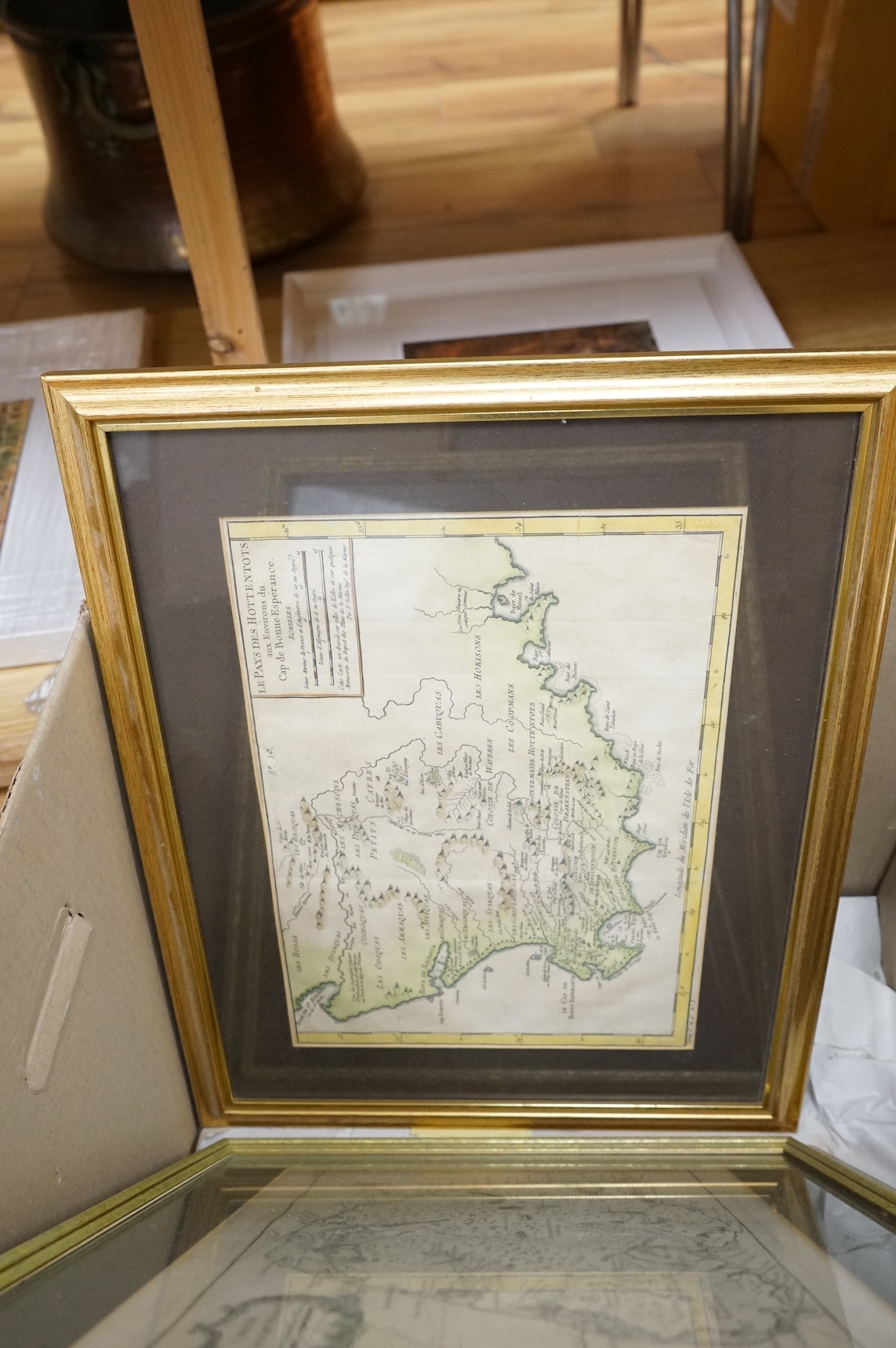 18th century and later, French School, nine maps of Mauritius, 'Reunion'